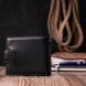 Горизонтальный небольшой кошелек для мужчин из натуральной кожи Vintage sale_15063 Черный sale_15063 фото 7