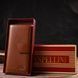 Практичний вертикальний чоловічий портмоне з натуральної шкіри флотар CANPELLINI 21845 Коричневий 21845 фото 11