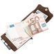 Солідний шкіряний Затискач для грошей GRANDE PELLE 11197 Коричневий 11197 фото 6