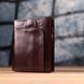 Вертикальний чоловічий гаманець із натуральної шкіри Vintage sale_15096 Коричневий sale_15096 фото 9