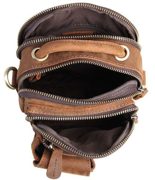 Сумка мужская Vintage 14416 в винтажном стиле Коричневая 14416 фото