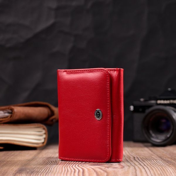 Горизонтальный кошелек для женщин из натуральной кожи ST Leather 19478 Красный 19478 фото