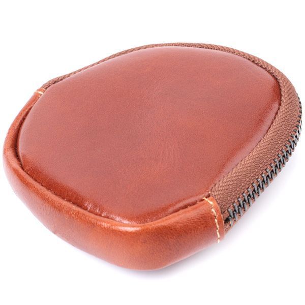 Компактний гаманець для монет із натуральної шкіри Vintage sale_15080 Коричневий sale_15080 фото