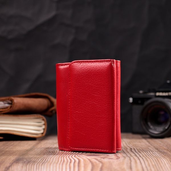 Горизонтальный кошелек для женщин из натуральной кожи ST Leather 19478 Красный 19478 фото