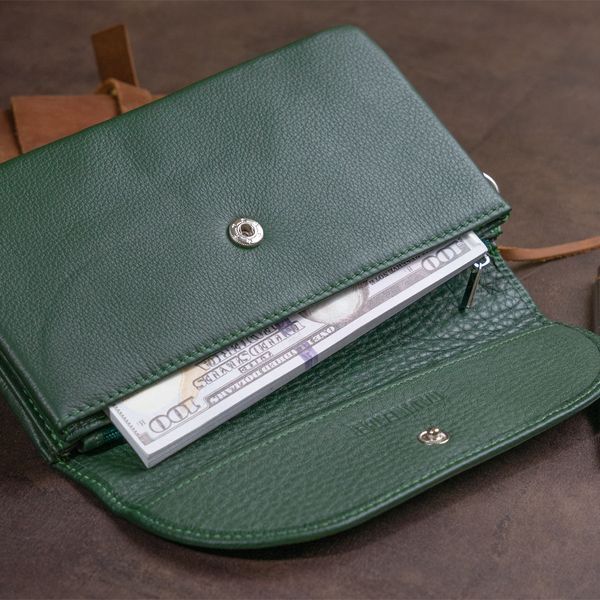 Клатч из кожи женский ST Leather 19320 Зеленый 19320 фото