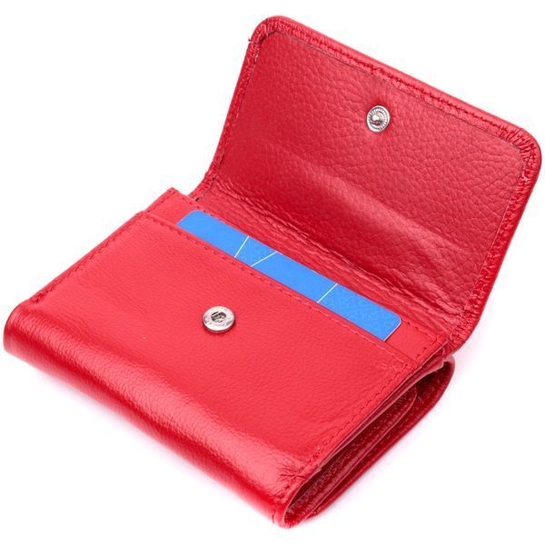 Горизонтальный кошелек для женщин из натуральной кожи ST Leather 19478 Красный 19478 фото