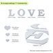 Зеркальный декор акриловый самоклеющийся Love серебро,11шт (D) SW-00002495 SW-00002495 фото 1