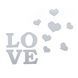 Зеркальный декор акриловый самоклеющийся Love серебро,11шт (D) SW-00002495 SW-00002495 фото 5