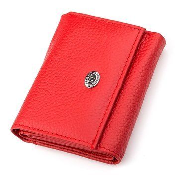 Кошелек ST Leather 18323 (ST440) очень удобный женский Красный 18323 фото