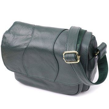Повседневная женская сумка из натуральной кожи Vintage 22970 Зеленый 22970 фото