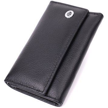 Вместительная ключница из натуральной кожи ST Leather 22477 Черный 22477 фото