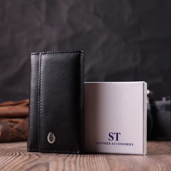 Вместительная ключница из натуральной кожи ST Leather 22477 Черный 22477 фото