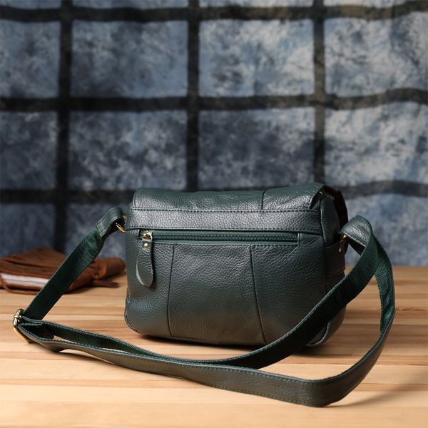 Повседневная женская сумка из натуральной кожи Vintage 22970 Зеленый 22970 фото