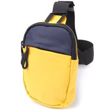 Слінг сумка для подорожей із якісного текстилю Vintage sale_15155 Жовтий sale_15155 фото