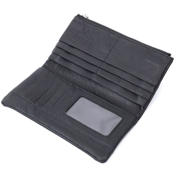 Вертикальный бумажник унисекс из мягкой натуральной кожи ST Leather 22743 Черный 22743 фото