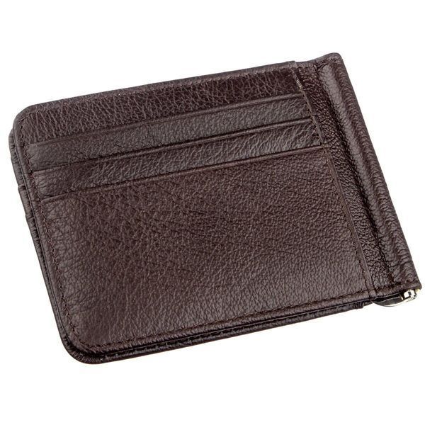 Стильний чоловічий Затискач ST Leather 18941 Коричневий 18941 фото