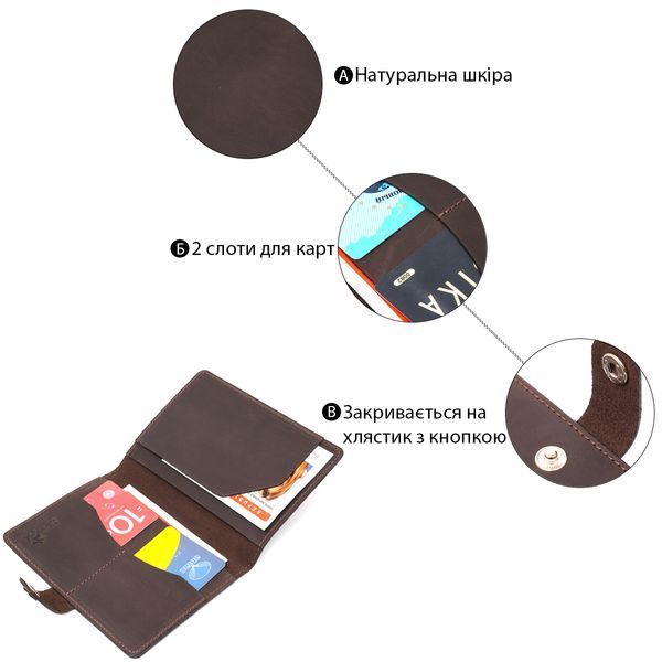 Винтажный матовый кожаный тревел-кейс Shvigel 16517 Коричневый 16517 фото