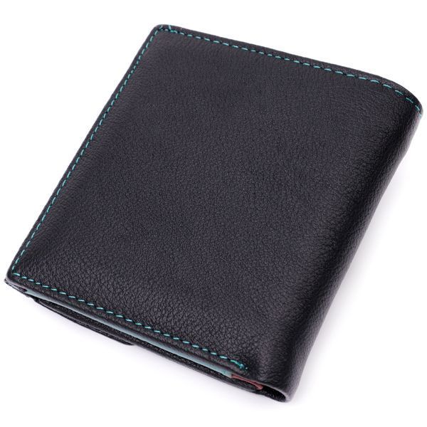 Женский оригинальный кошелек среднего размера из натуральной кожи ST Leather 19500 Черный 19500 фото