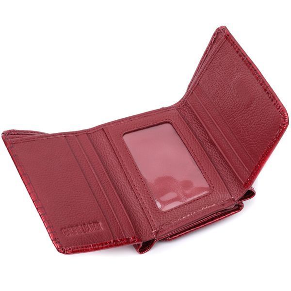 Стильный женский фактурный кошелек из натуральной кожи ST Leather 22731 Красный 22731 фото