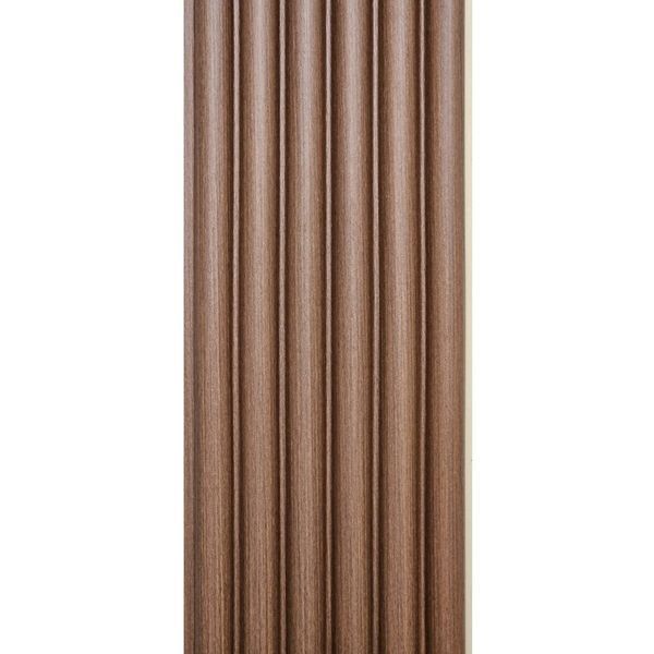 Рейка декоративная WPC круглая стеновая 3000х152х15мм Каштан SW-00001872 SW-00001872 фото