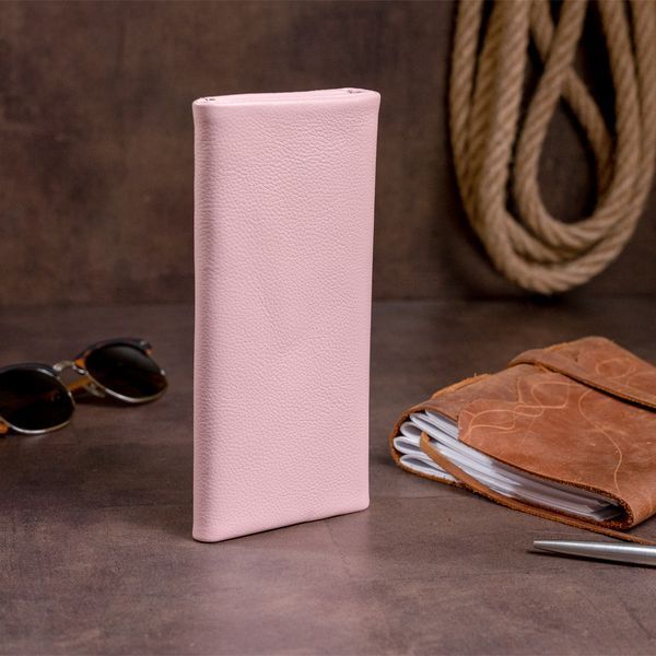 Клатч конверт з кишенею для мобільного шкіряний жіночий ST Leather 19271 Рожевий 19271 фото
