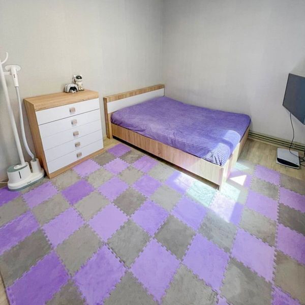 Пол-пазл плюшевый 30х30х1см Светло-серый (D) SW-00002080 SW-00002080 фото