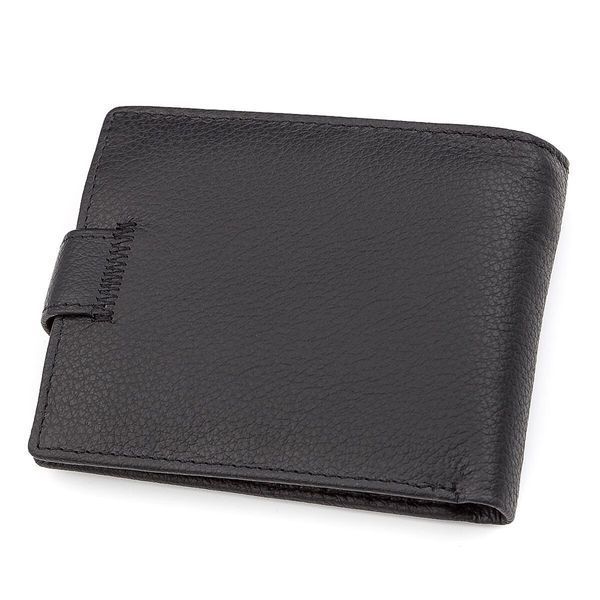 Мужской кошелек ST Leather 18328 (ST137) итальянская кожа Черный 18328 фото