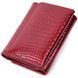 Стильный женский фактурный кошелек из натуральной кожи ST Leather 22731 Красный 22731 фото 2