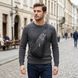 Кожаная мужская сумка через плечо для документов и города Vintage 14973 Черная 14973 фото 2