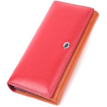 Великий гаманець для прекрасних жінок із натуральної шкіри ST Leather 22518 Різнокольоровий 22518 фото