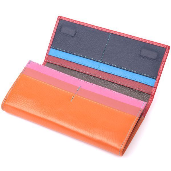 Великий гаманець для прекрасних жінок із натуральної шкіри ST Leather 22518 Різнокольоровий 22518 фото