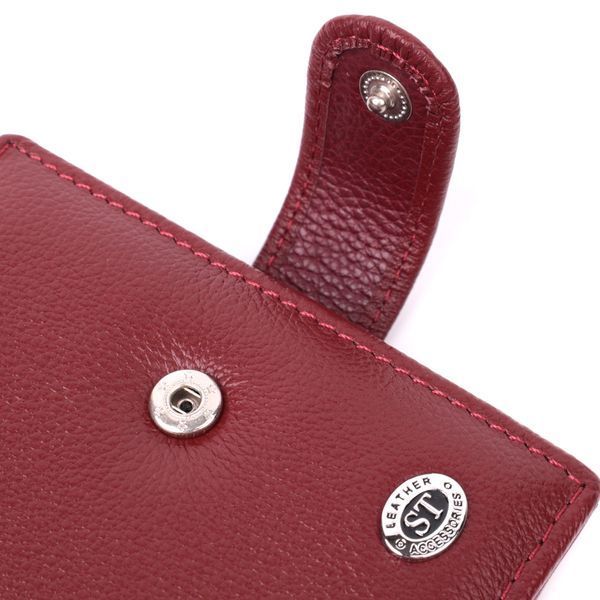 Практичний жіночий гаманець з натуральної шкіри ST Leather 22554 Бордовий 22554 фото