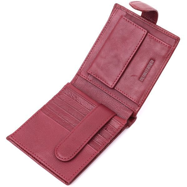 Практичний жіночий гаманець з натуральної шкіри ST Leather 22554 Бордовий 22554 фото