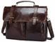 Портфель з гладкої шкіри Vintage 14866 Коричневий 14866 фото 5