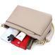 Жіноча сумка з натуральної шкіри з жорсткою основою Vintage 22985 Сірий 22985 фото 8