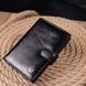 Вертикальний чоловічий гаманець із натуральної шкіри ST Leather 19406 Чорний 19406 фото 10
