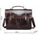 Портфель з гладкої шкіри Vintage 14866 Коричневий 14866 фото 3