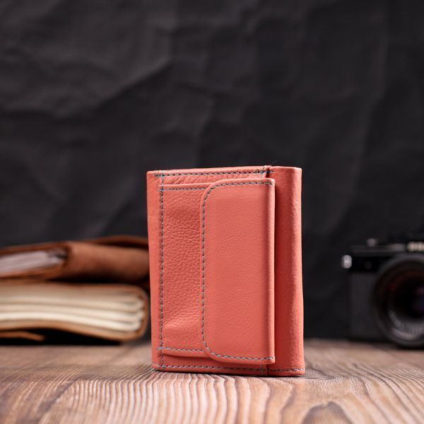 Невеликий гаманець для модниць із натуральної шкіри ST Leather 19505 Помаранчевий 19505 фото
