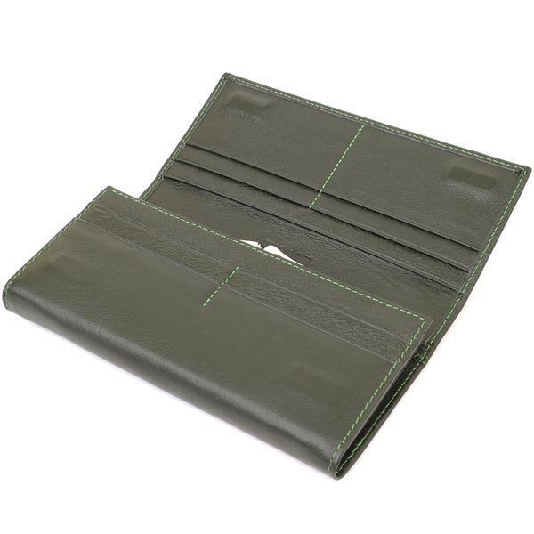 Класичний гаманець для жінок на магніті ST Leather 22744 Зелений 22744 фото
