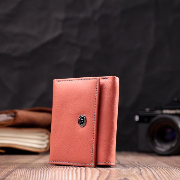 Невеликий гаманець для модниць із натуральної шкіри ST Leather 19505 Помаранчевий 19505 фото