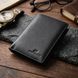 Мужское кожаное портмоне для карт купюр и монет ST Leather 22733 Черное 22733 фото 1