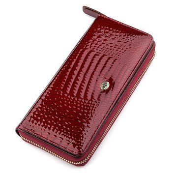 Гаманець жіночий ST Leather 18434 (S7001A) на блискавці Бордовий 18434 фото