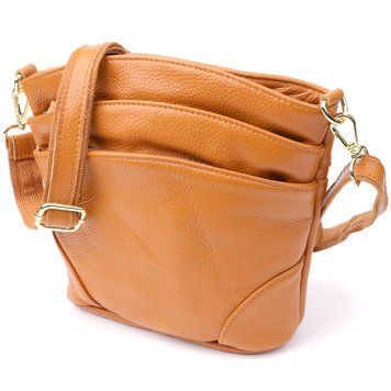 Невелика жіноча сумка з натуральної шкіри sale_15124 Vintage Рудий sale_15124 фото