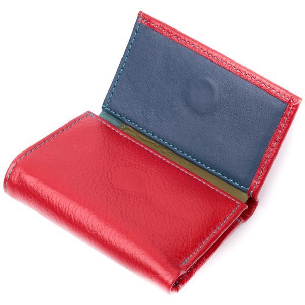 Яркий маленький кошелек для женщин из натуральной кожи ST Leather 19502 Красный 19502 фото