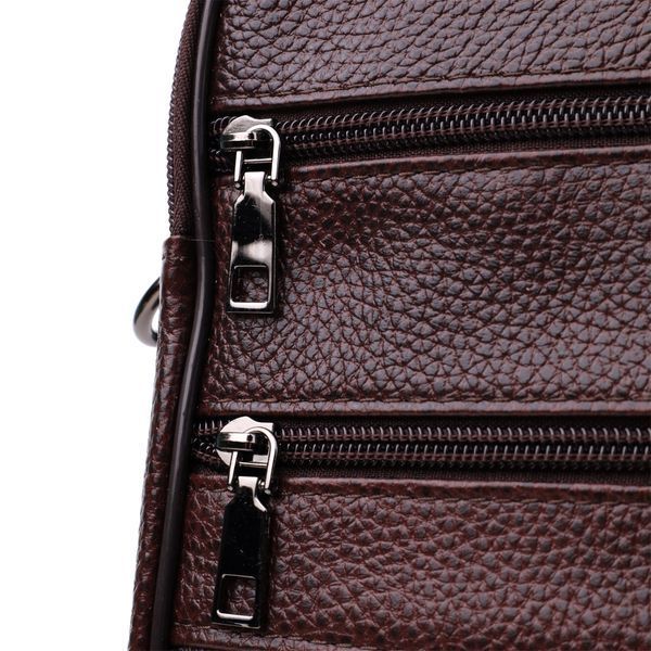 Мужская сумка с ручкой для переноса в руке из натуральной кожи Vintage 23024 Коричневый 23024 фото