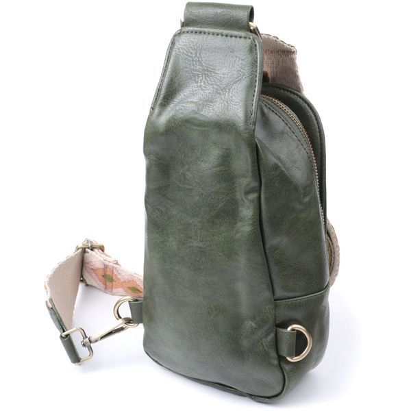 Красивая сумка через плечо в модном цвете из экокожи Vintage 22791 Зеленый 22791 фото