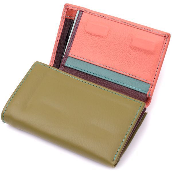 Модный женский кошелек из качественной натуральной кожи ST Leather 19464 Разноцветный 19464 фото