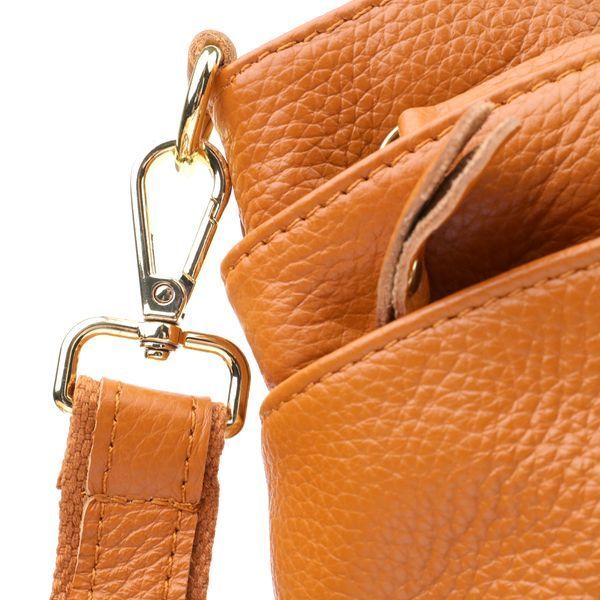 Невелика жіноча сумка з натуральної шкіри sale_15124 Vintage Рудий sale_15124 фото