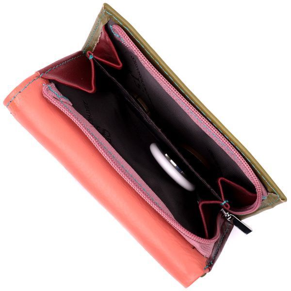 Модный женский кошелек из качественной натуральной кожи ST Leather 19464 Разноцветный 19464 фото