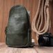Красивая сумка через плечо в модном цвете из экокожи Vintage 22791 Зеленый 22791 фото 8